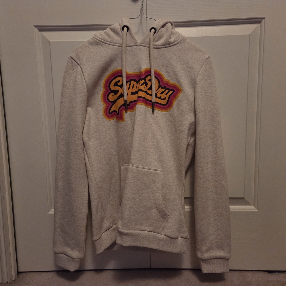 SUPERDRY Cream Hoodie